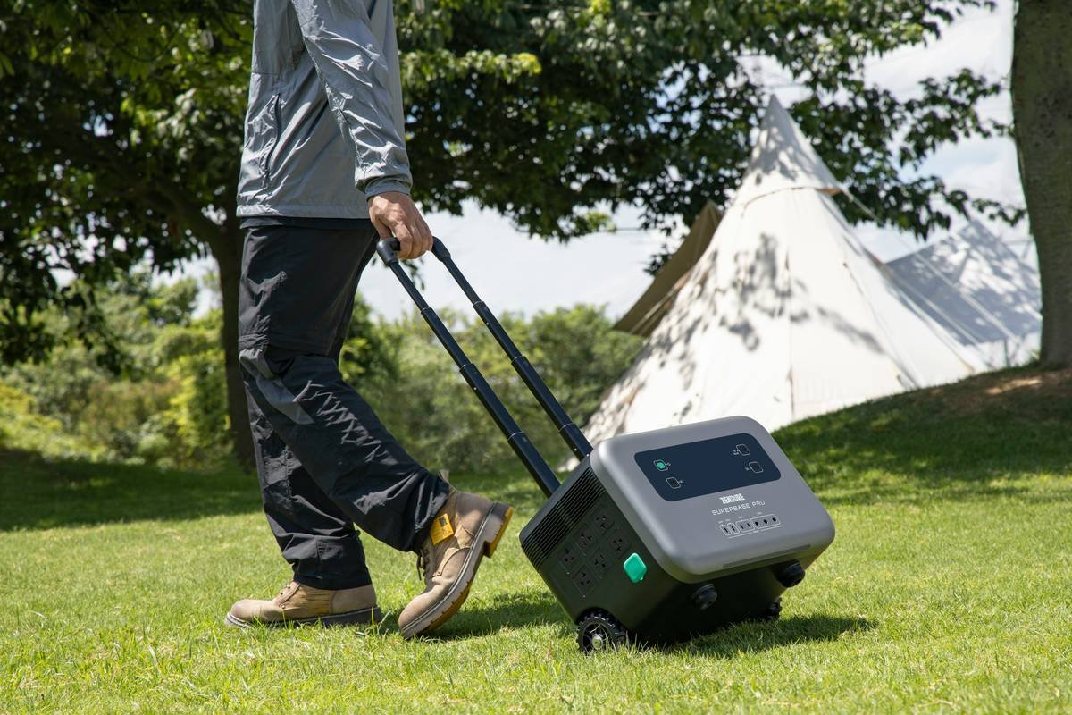 Enjoy the outdoors with a portable solar power bank